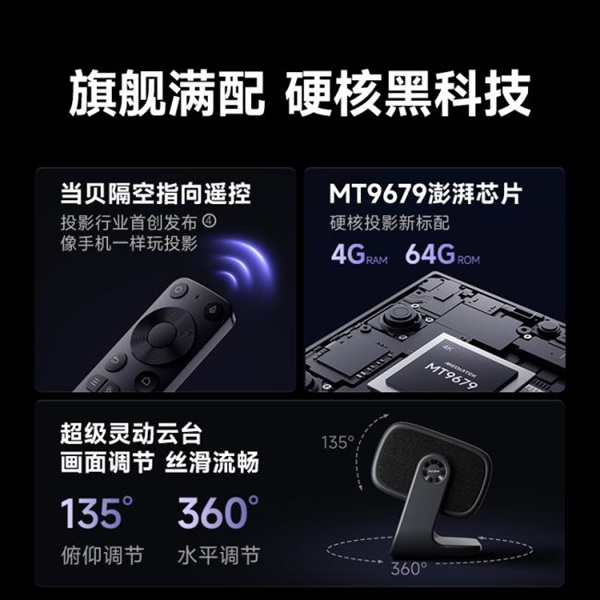 开元体育投影仪家用推荐 当贝F7 Pro高亮激光技术破解家用投影痛点(图5)